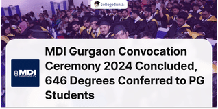 MDI Gurgaon Convocation Ceremony 2024 Concluded, 646 Degrees Conferred to PG Students